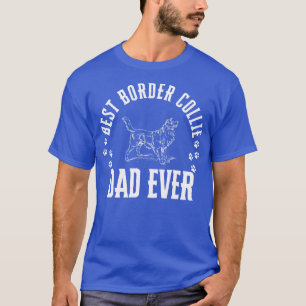 Best Border Collie Walker Ever Funny Quote Vintage T-Shirt
