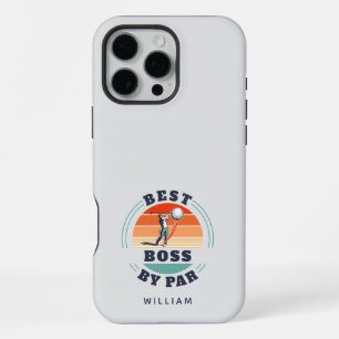 Best Boss By Par Retro Golf Lover Employer iPhone 16 Pro Max Case