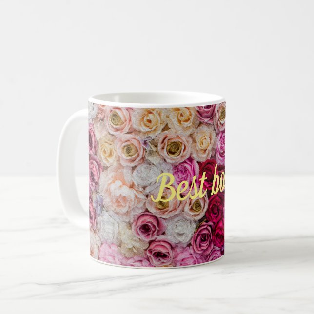Best boss coffee mug (Front Left)