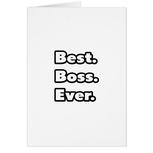 Best. Boss. Ever. (Front)