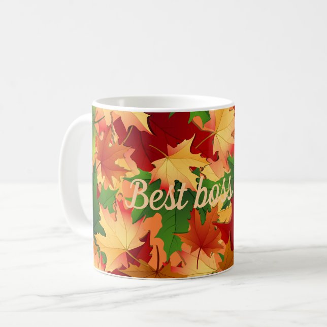 Best boss ever coffee mug (Front Left)