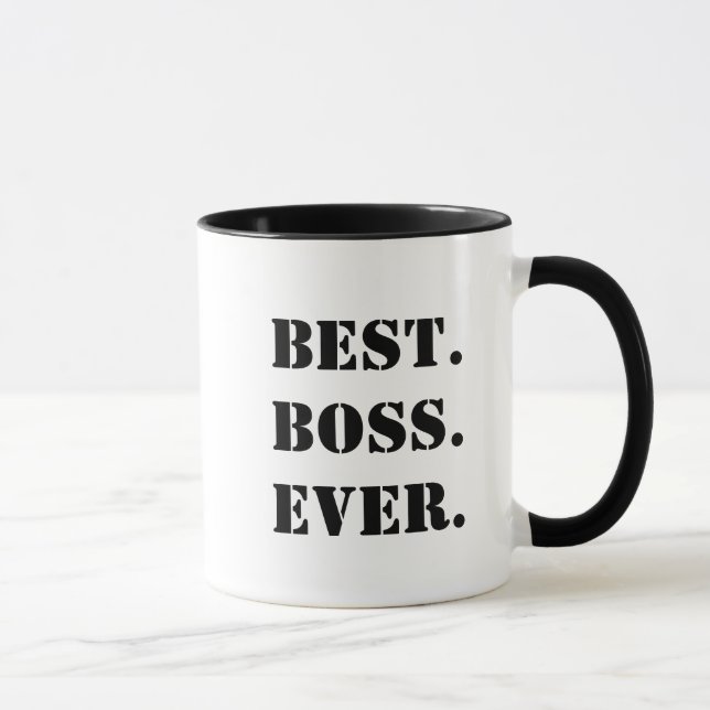 Best Boss Ever Customisable Mug (Right)