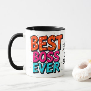 Best Boss Ever Lady Boss Graffiti  Mug