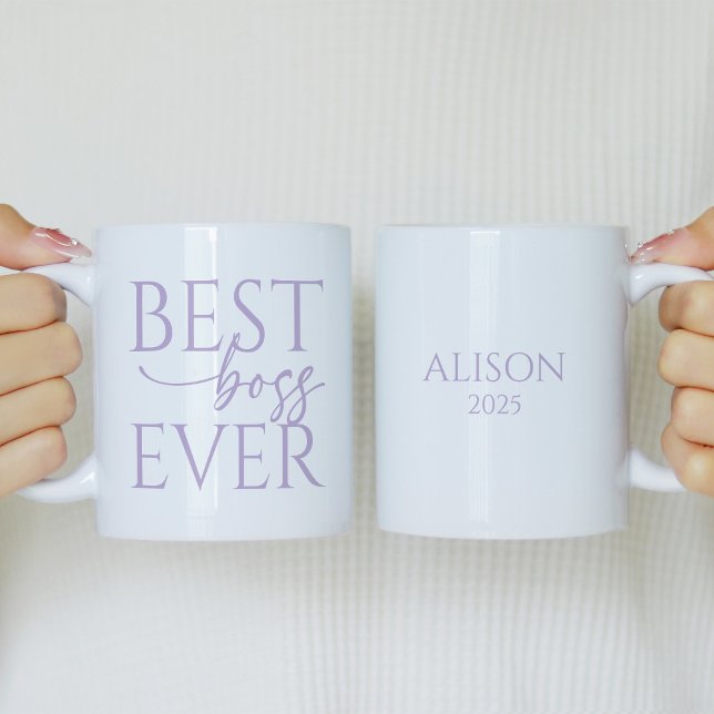 Best Boss Ever Personalized Coffee Mug (Creator Uploaded)