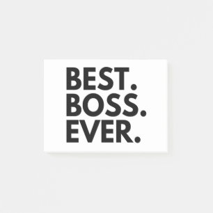 BEST BOSS EVER POST-IT NOTES