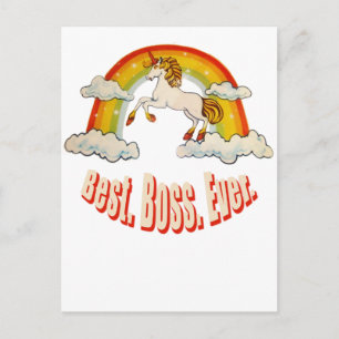 Best Boss Ever Postcard