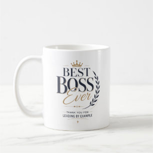 Best Boss Ever Thank You Coffee Mug