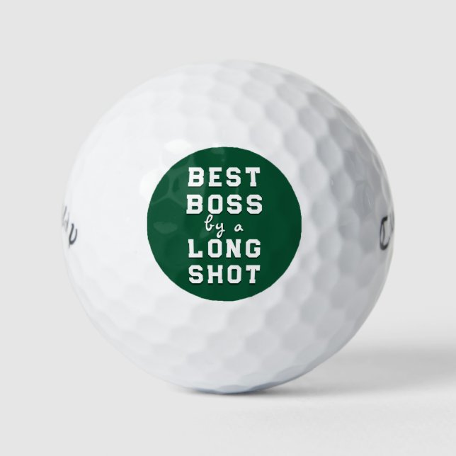 Best Boss Gift Golf Balls (Front)