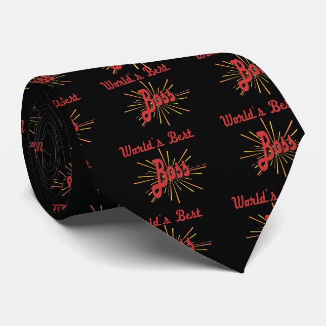 Best Boss Gifts Tie (Rolled)