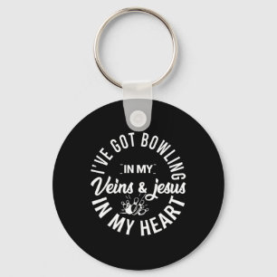 Best Bowling Design For Men Women Jesus Christian Key Ring