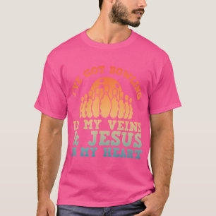 Best Bowling Design For Men Women Jesus Christian T-Shirt