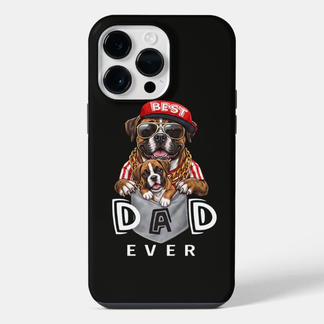 Best Boxer Dad Ever iPhone Case (Back)