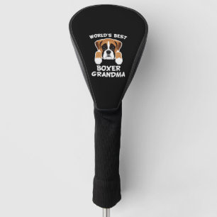 Best Boxer Grandma Dog Granddog Golf Head Cover