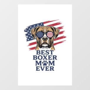Best Boxer Mum Ever Patriotic Dog Shirt Design_1