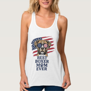 Best Boxer Mum Ever Patriotic Dog Shirt Design_1
