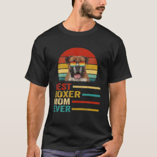 Best Boxer Mum Ever Retro Boxer Lover T-Shirt