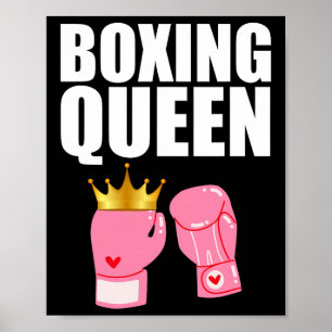 Best Boxing Art For Girls Women Gloves Boxing Spor Poster