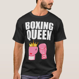 Best Boxing Art For Girls Women Gloves Boxing Spor T-Shirt