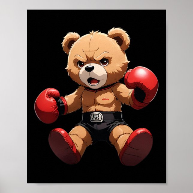 Best Boxing Art For Kids Men Women Gloves Boxing S Poster (Front)