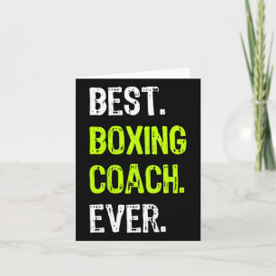 Best Boxing Coach Ever  Card