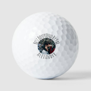 Best Boyfriend By Par Golfer Valentines Day Funny Golf Balls