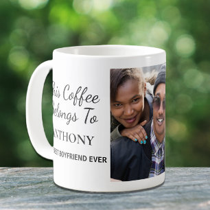 Best Boyfriend Ever Personalised Photo Coffee Mug