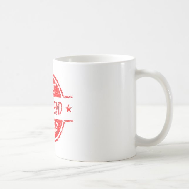 Best Boyfriend Ever Red Coffee Mug (Right)