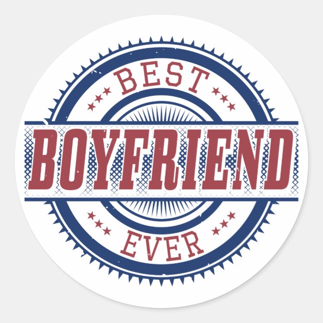 Best Boyfriend Ever Sticker (Front)