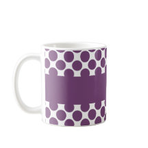 Best BRIDESMAID with PURPLE WHITE Polka Dots V18