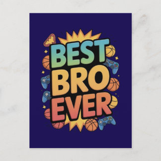 Best Bro Ever Postcard