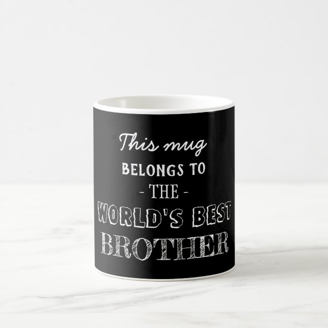 Best Brother Belongs Here Coffee Mug (Center)