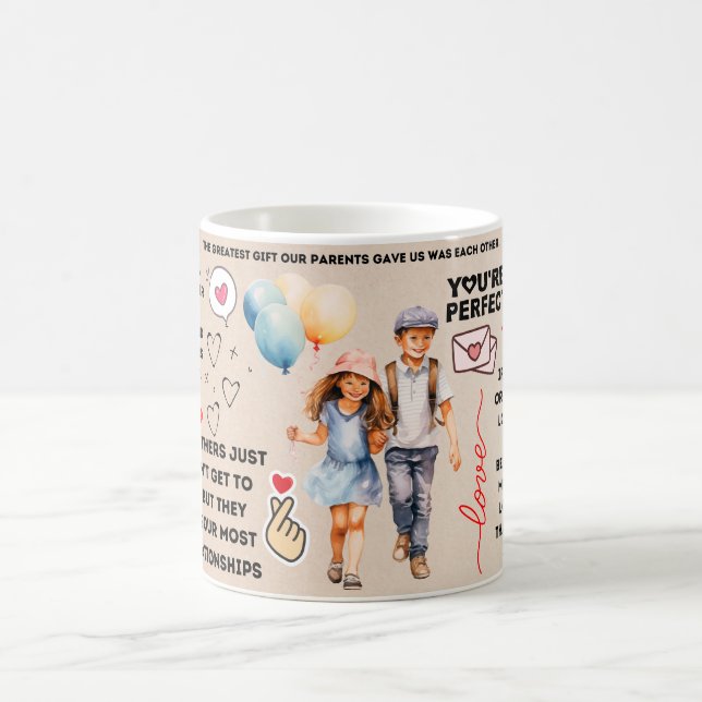 Best Brother Ever Mug with Heartfelt Love Message  (Center)