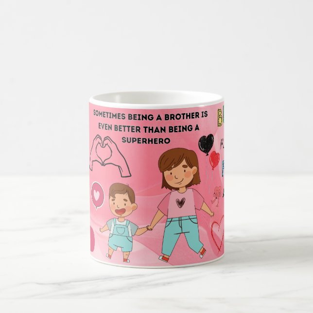 Best Brother Ever Mug with Heartfelt Love Message  (Center)