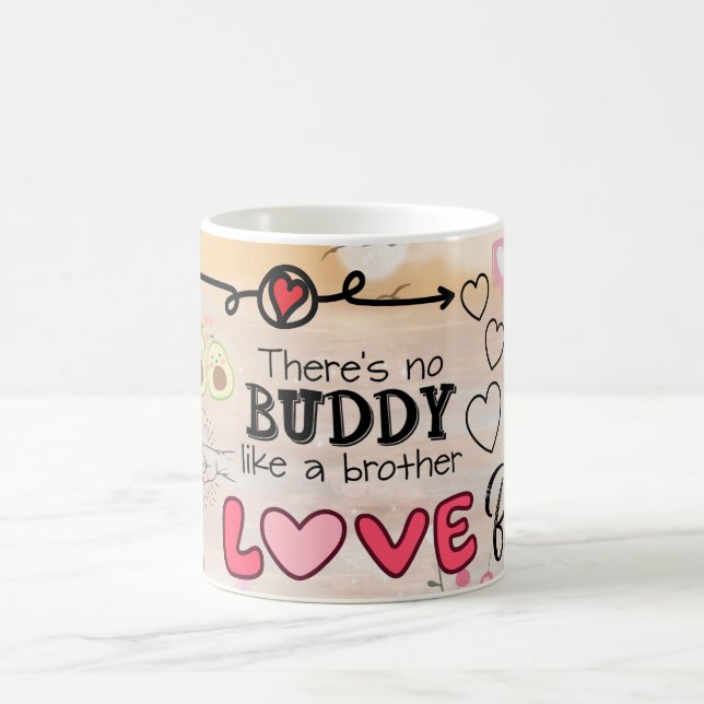 Best Brother Ever Mug with Heartfelt Love Message  (Center)