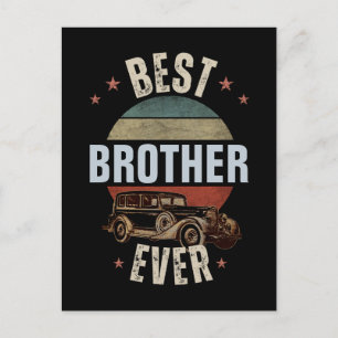 BEST BROTHER EVER POSTCARD