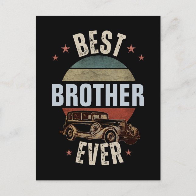 BEST BROTHER EVER  POSTCARD (Front)