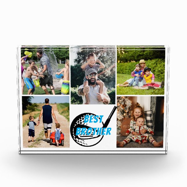 Best Brother Golf Photo Block (Front)