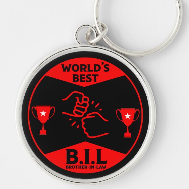 Best Brother-In-Law Key Ring (Front)