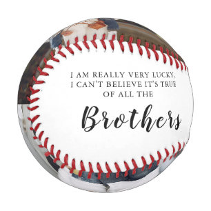 Best Brother Photo Baseball