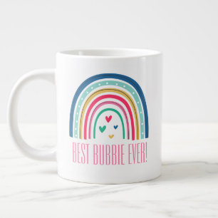 Best Bubbie Ever Rainbow Large Coffee Mug
