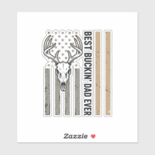 Best Buckin Dad Deer Hunting Vintage Shirt Design_