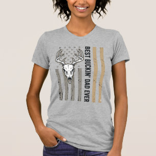 Best Buckin Dad Deer Hunting Vintage Shirt Design_