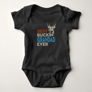 Best Buckin GranDAD Shirt, Hoodie Stunning Design Baby Bodysuit