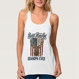 Best Buckin Grandpa Ever Deer Hunting Shirt Design