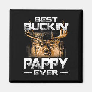 Best Buckin' Pappy Ever Shirt Deer Hunting Bucking Magnet