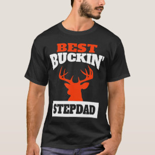 Best Buckin Stepdad-Deer Hunting Stepdad T-Shirt