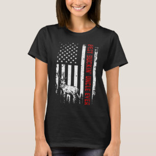 Best Buckin Uncle Ever Deer Hunting Fathers Day T-Shirt