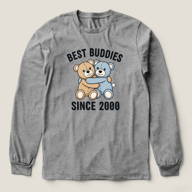 Best Buddies Since 2000 Teddy Beats Tri-Blend Shirt (Design Front)