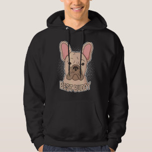 Best Buddy Bulldog Bulldog Dog Owner Saying    Hoodie