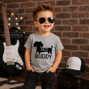 Best Buddy Dachshund Toddle Tee Doxie Gift